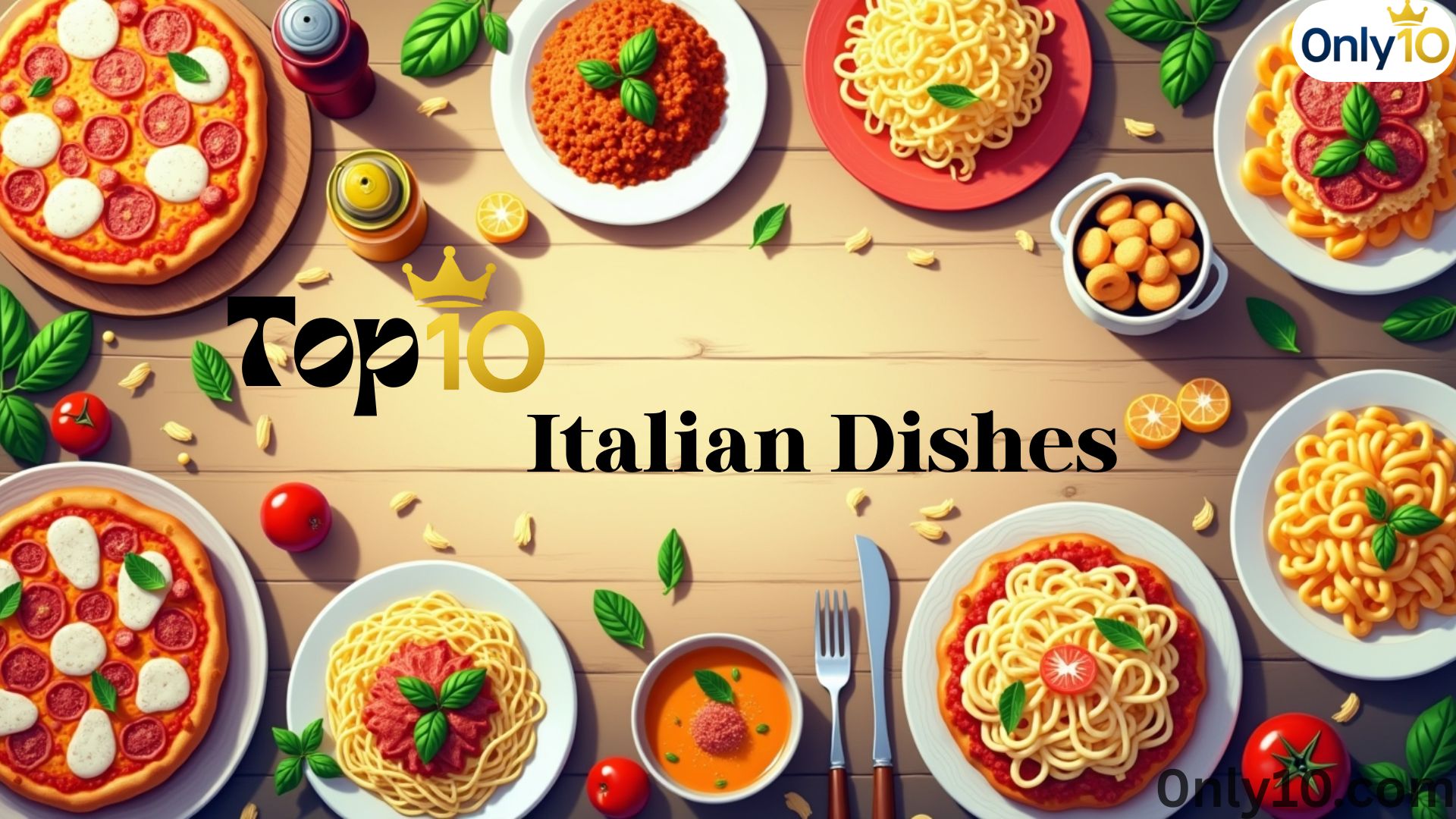 Top 10 Italian Dishes